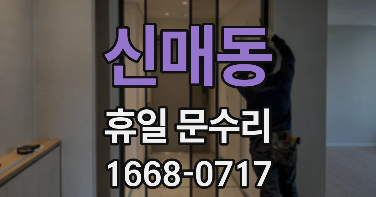 신매동 휴일 문수리