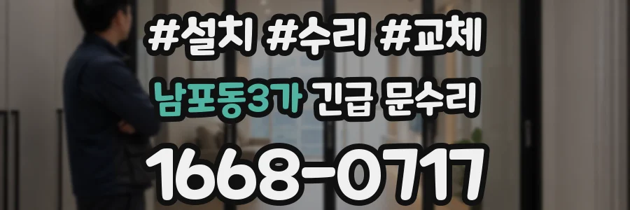 남포동3가 긴급 문수리