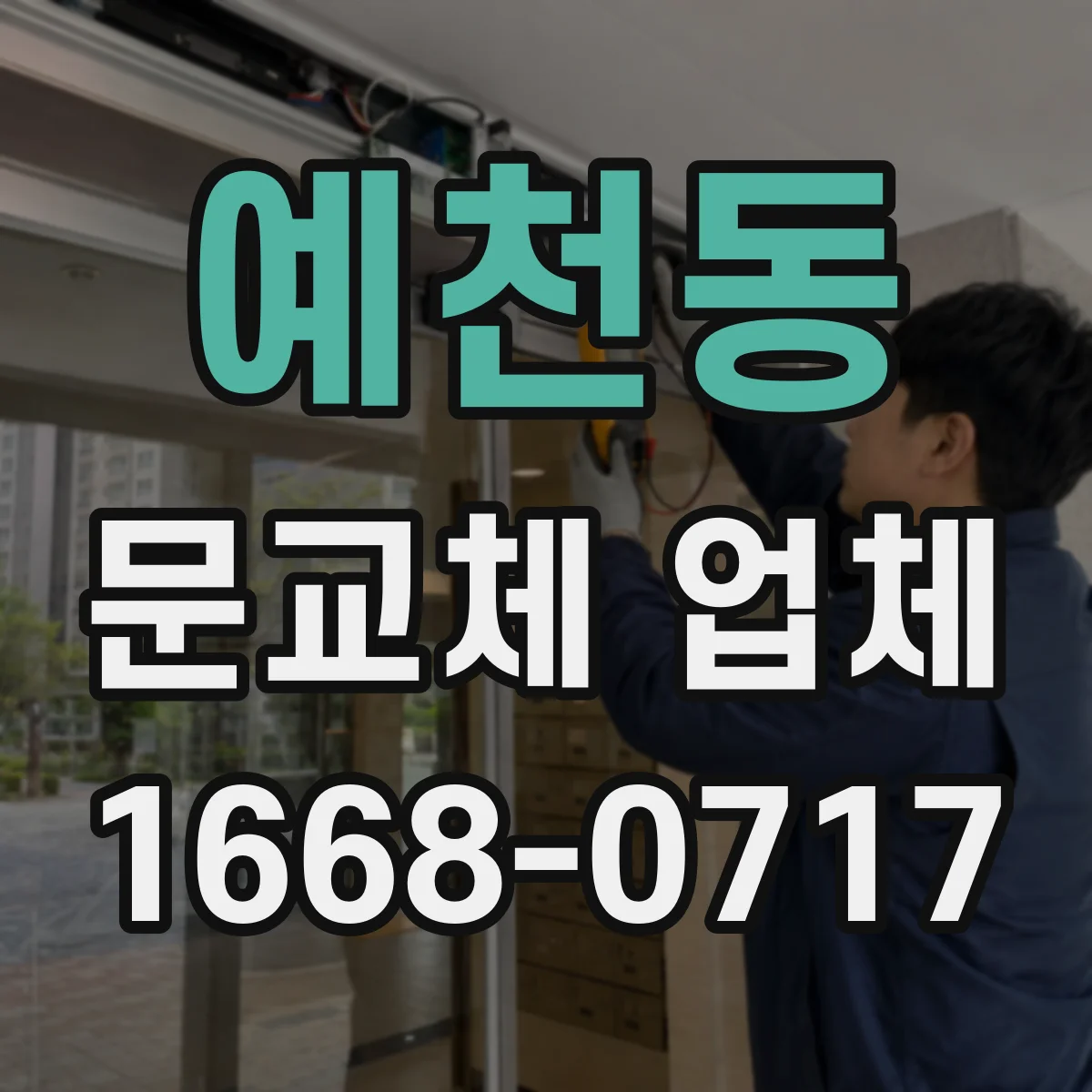 예천동 문교체 업체