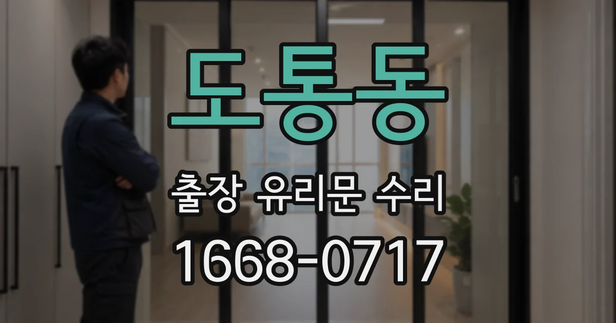 도통동 출장 유리문 수리