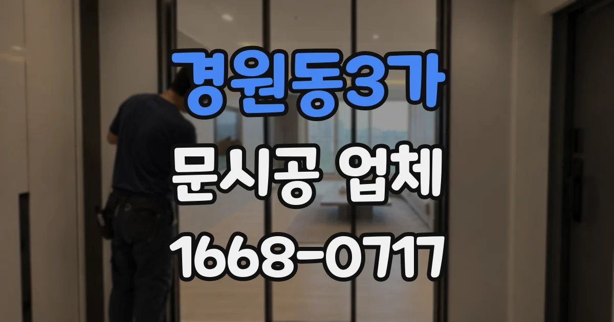 경원동3가 문시공 업체