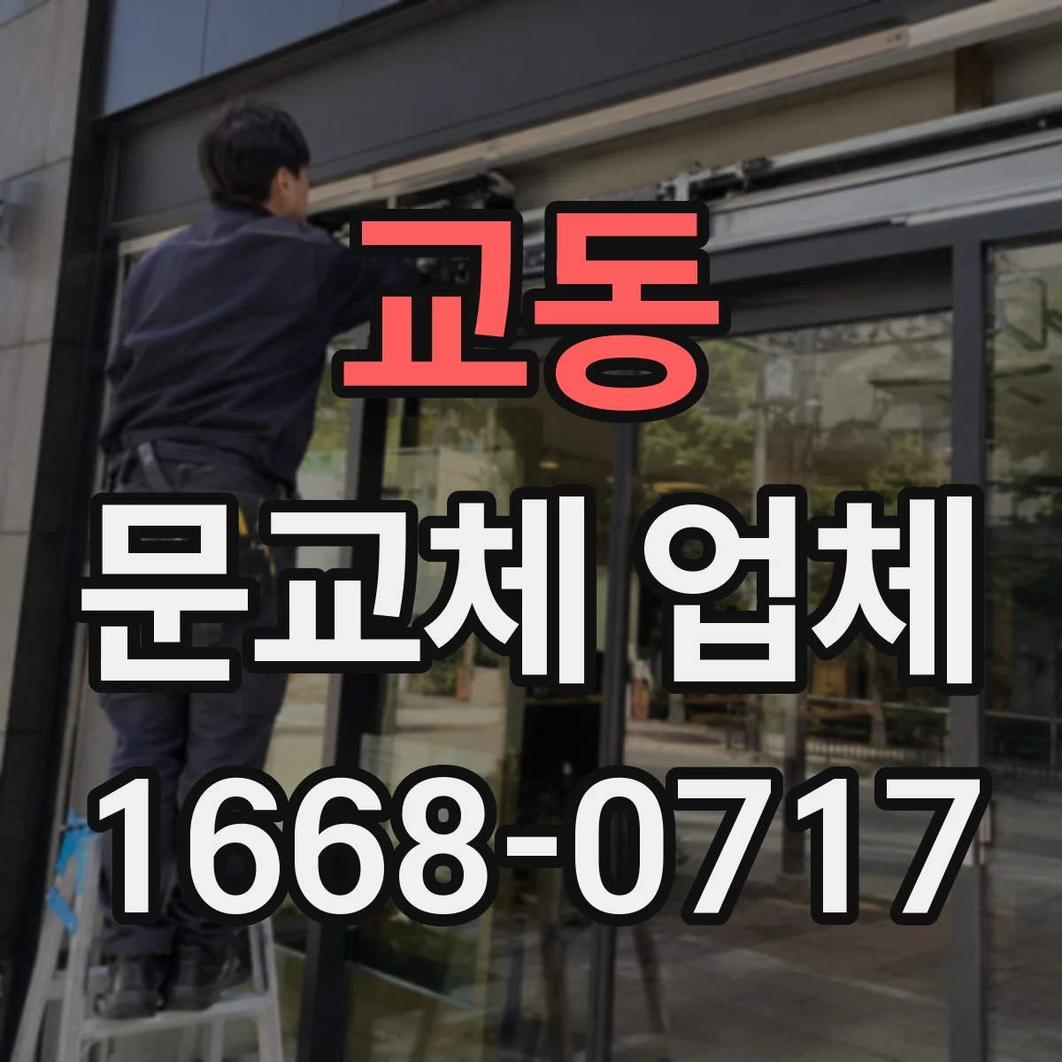 교동 문교체 업체