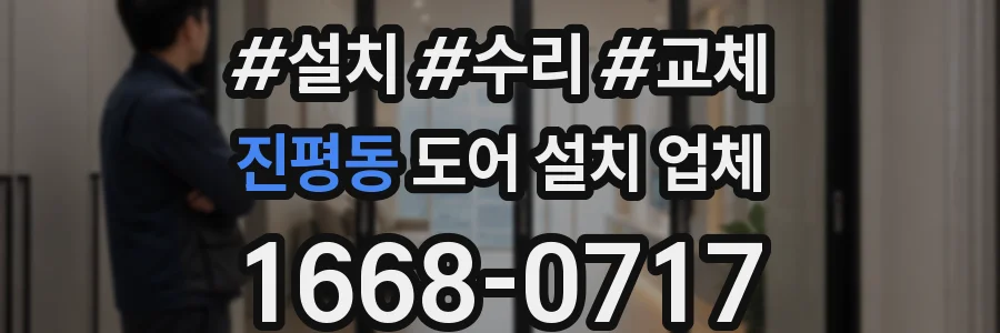 진평동 도어 설치 업체