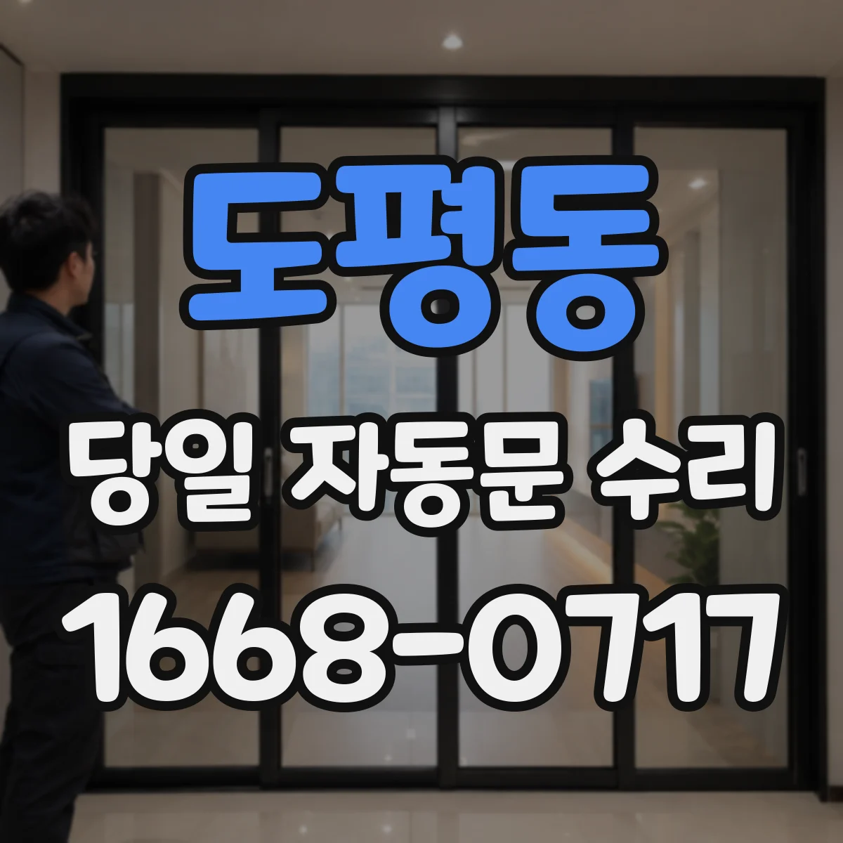 도평동 당일 자동문 수리