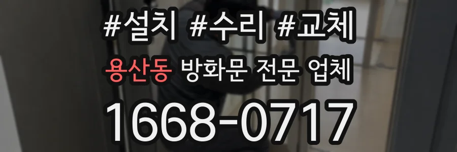 용산동 방화문 전문 업체
