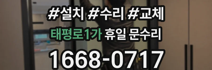 태평로1가 휴일 문수리