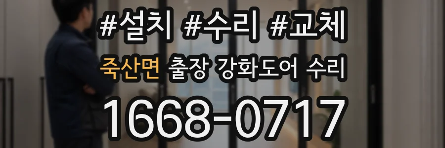 죽산면 출장 강화도어 수리