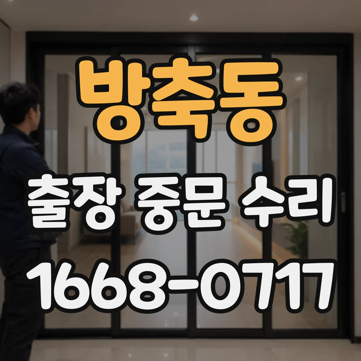 방축동 출장 중문 수리