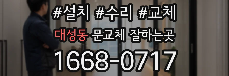 대성동 문교체 잘하는곳