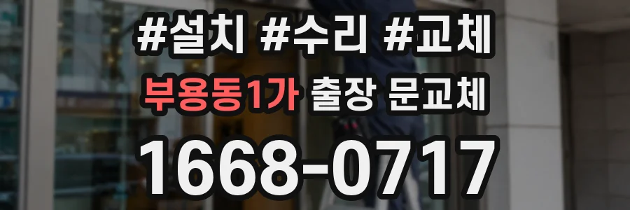 부용동1가 출장 문교체