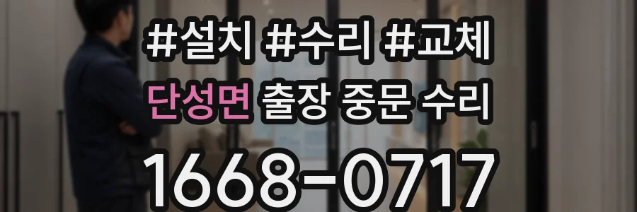 단성면 출장 중문 수리