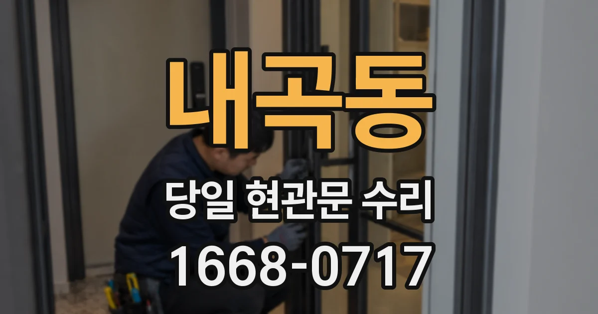 내곡동 당일 현관문 수리