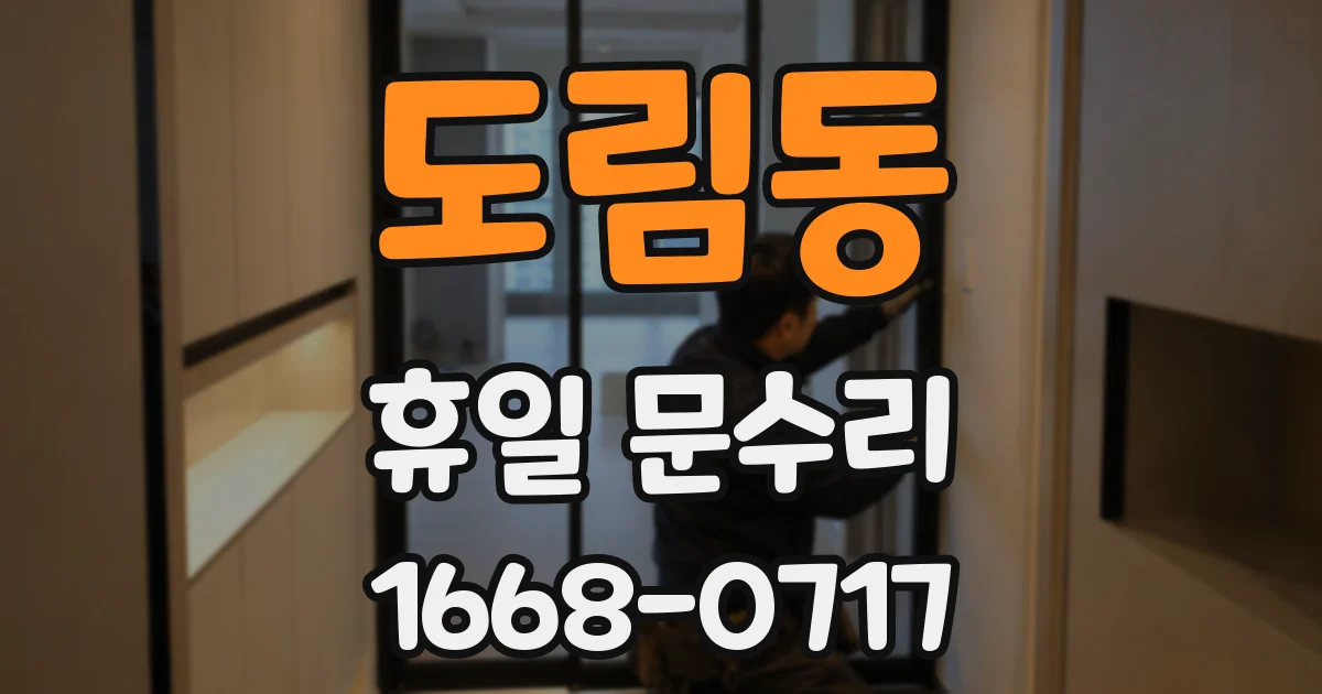 도림동 휴일 문수리