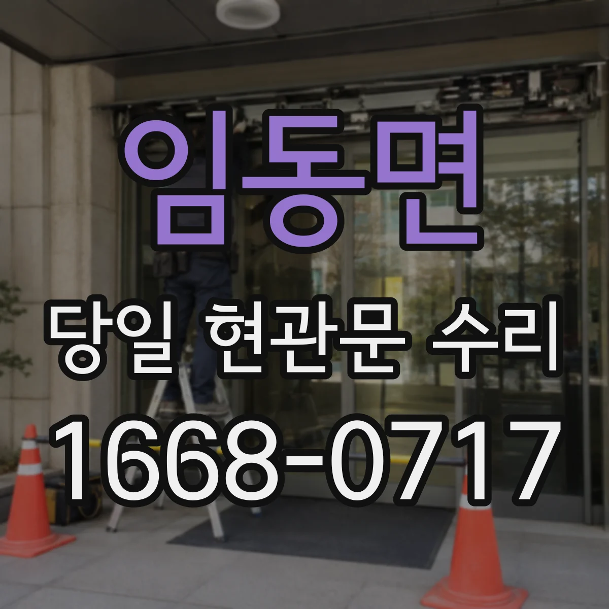 임동면 당일 현관문 수리