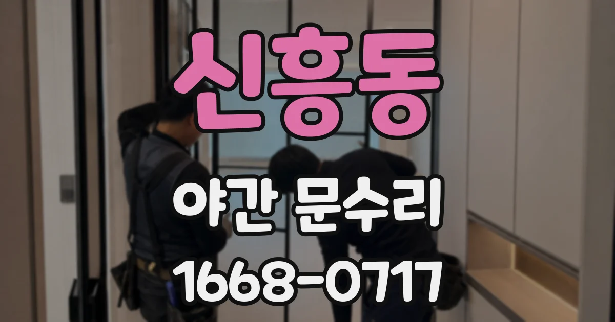 신흥동 야간 문수리