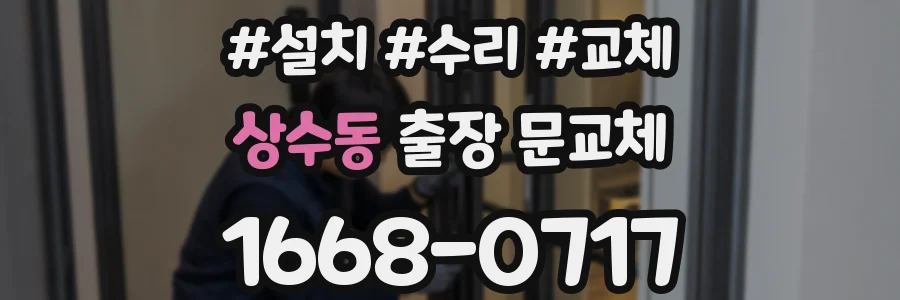 상수동 출장 문교체