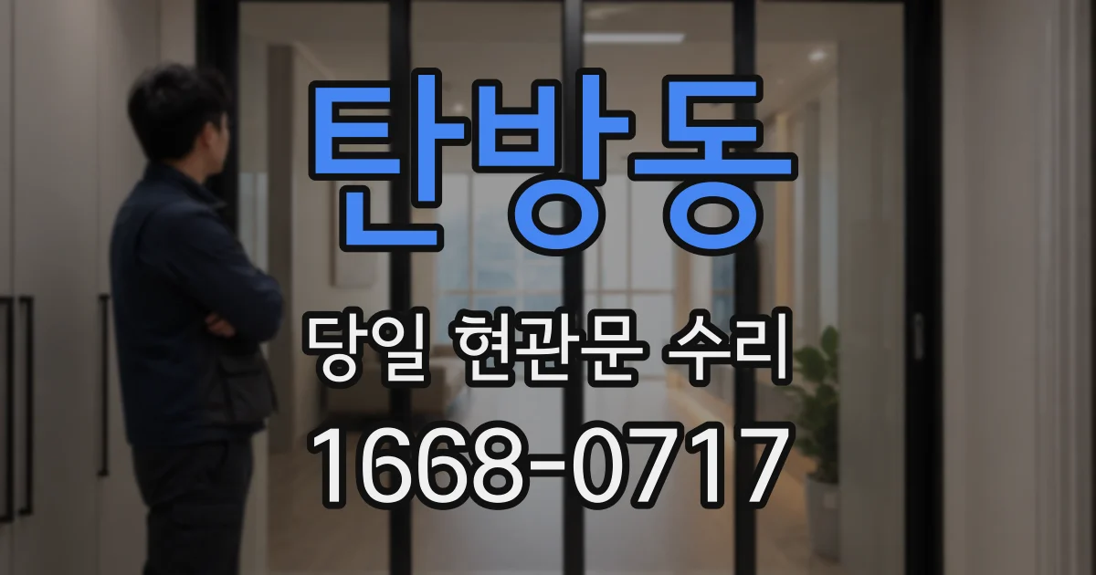 탄방동 당일 현관문 수리