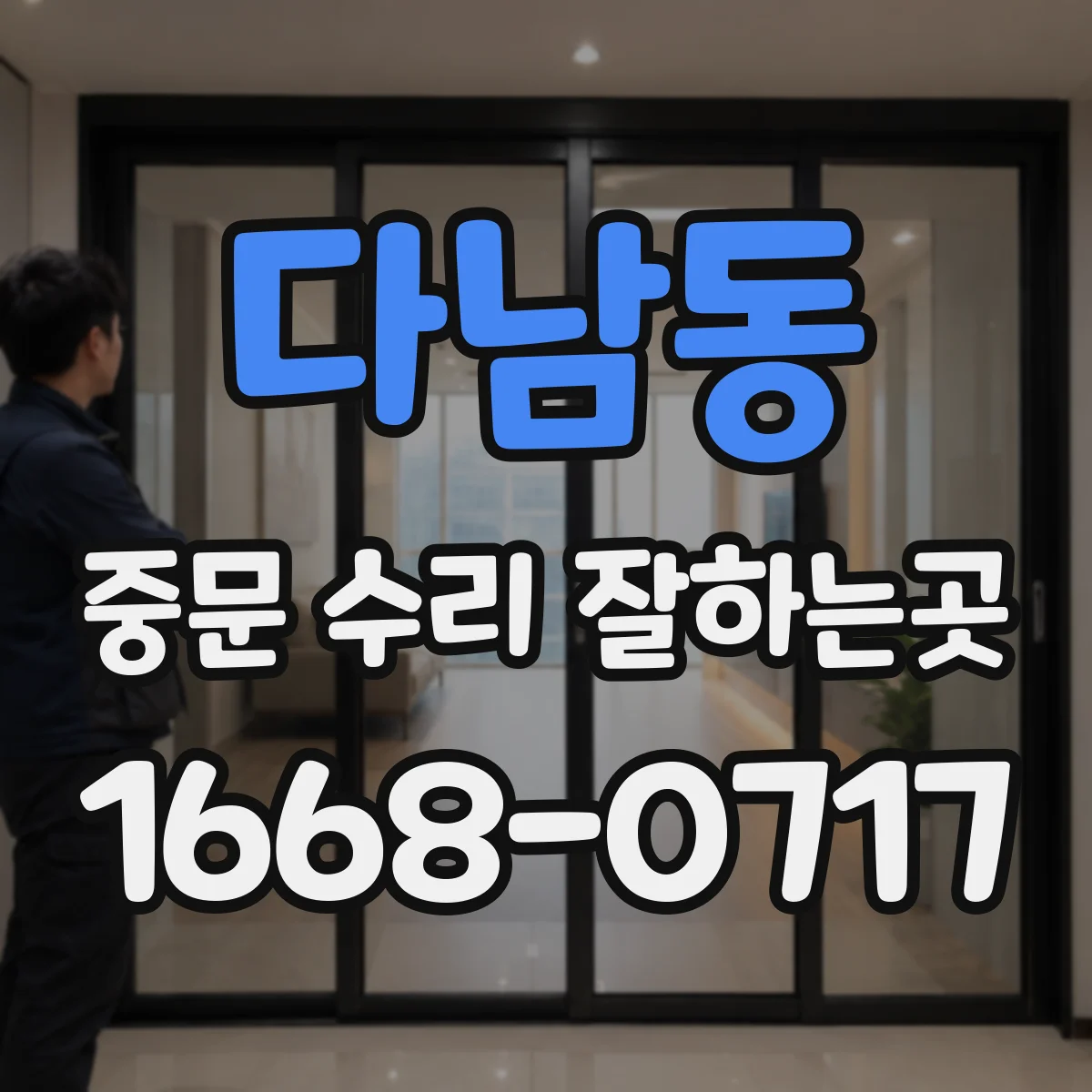 다남동 중문 수리 잘하는곳