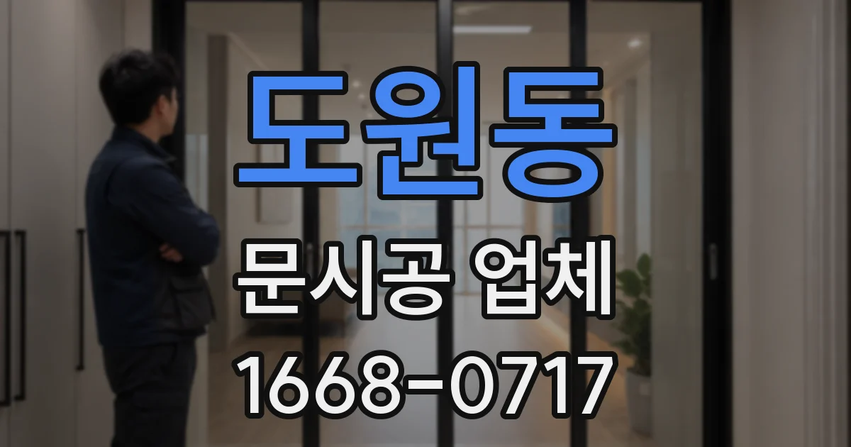 도원동 문시공 업체