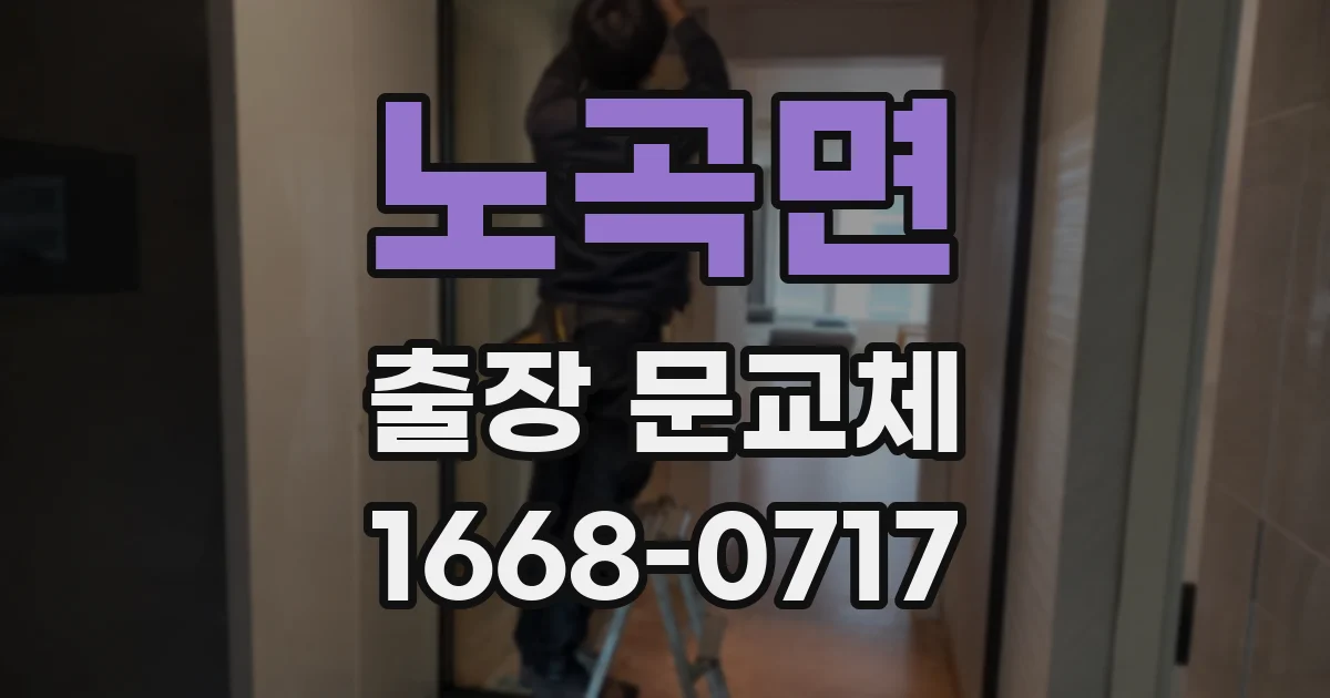 노곡면 출장 문교체