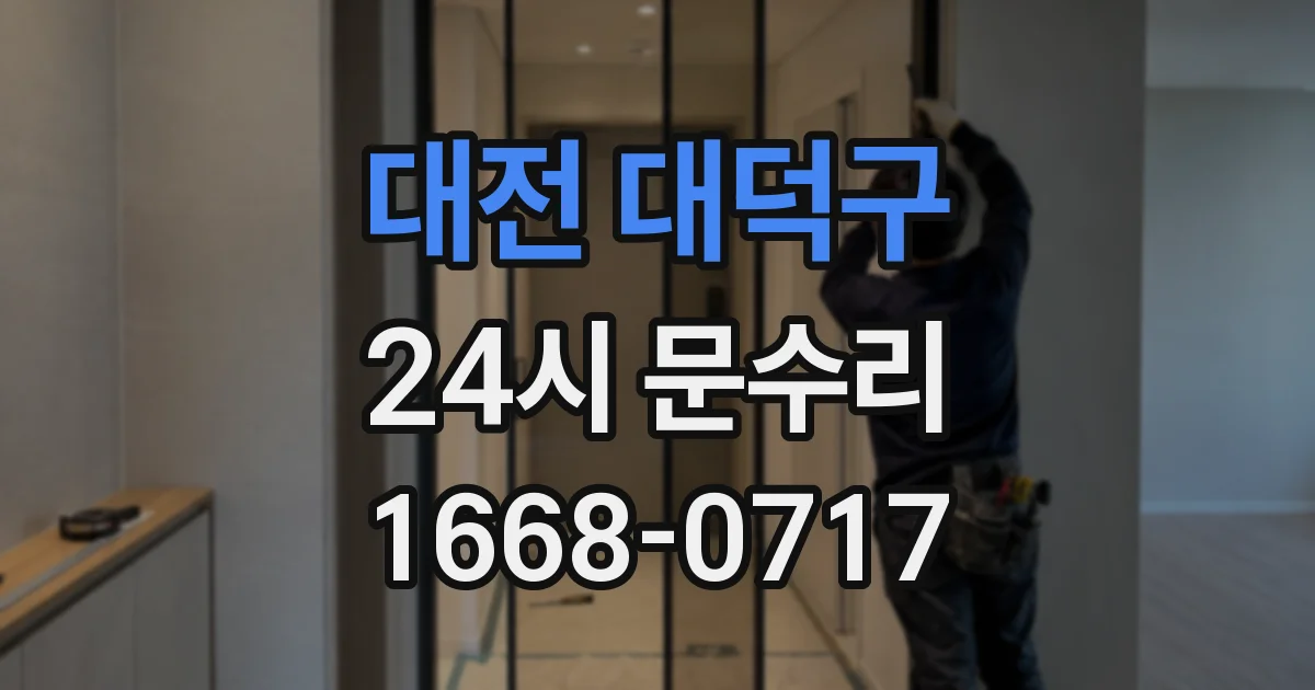 대전 대덕구 24시 문수리