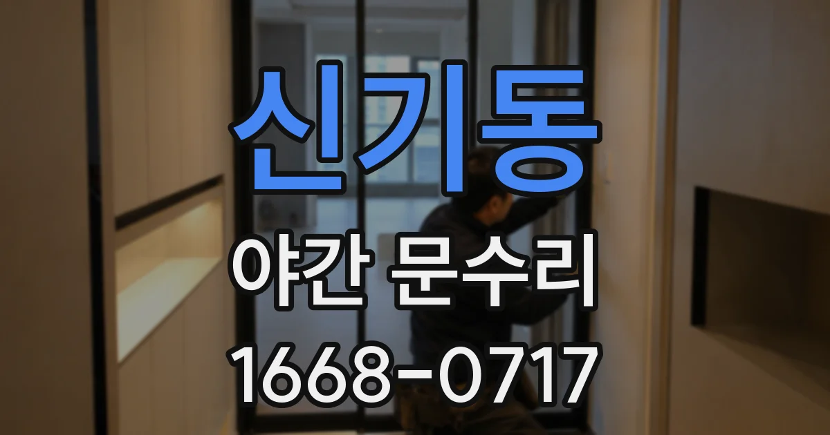 신기동 야간 문수리