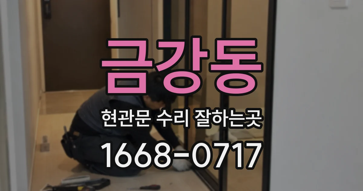 금강동 현관문 수리 잘하는곳