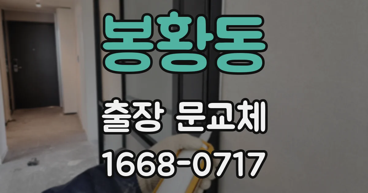 봉황동 출장 문교체