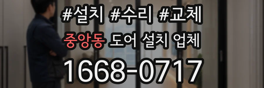 중앙동 도어 설치 업체