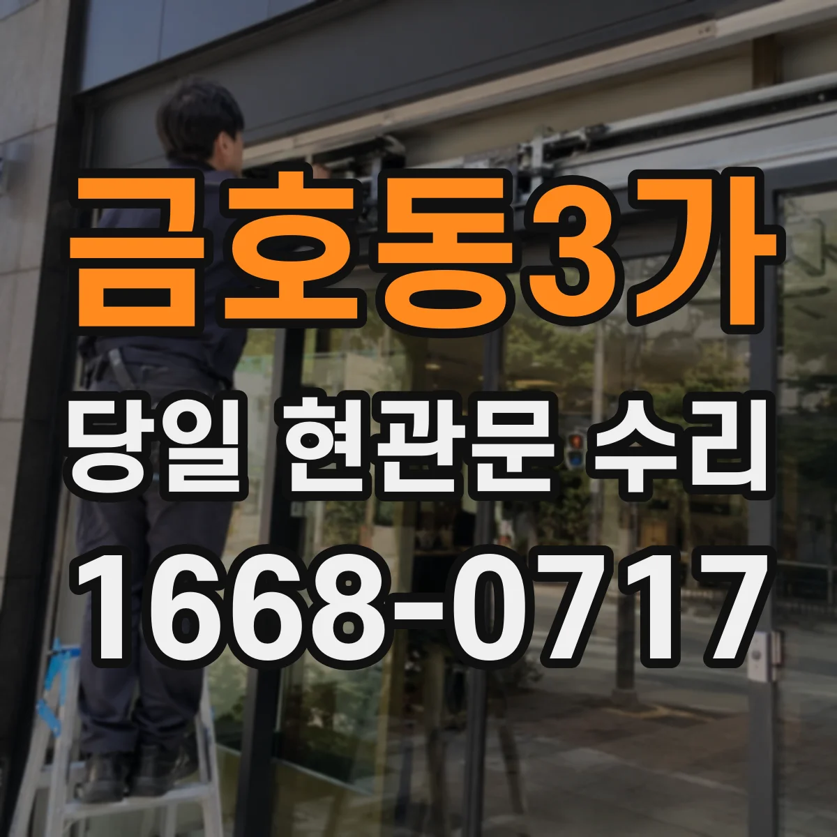 금호동3가 당일 현관문 수리