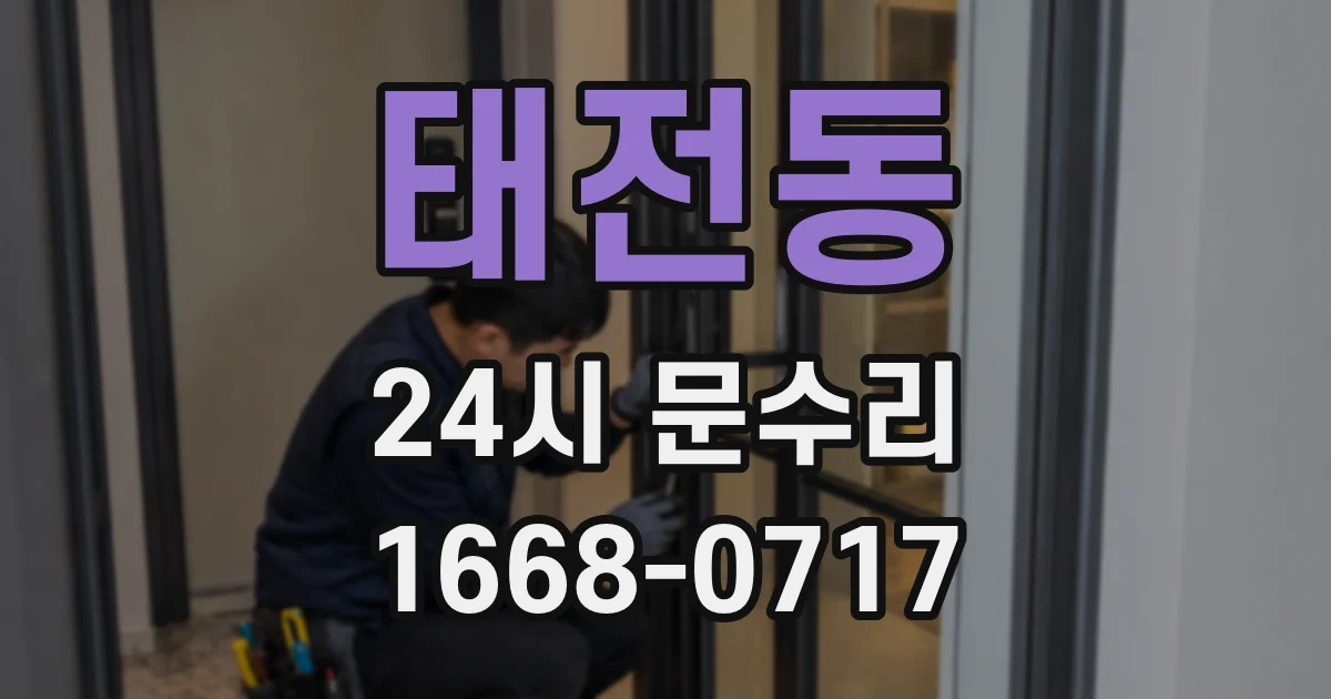 태전동 24시 문수리