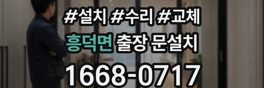 흥덕면 출장 문설치