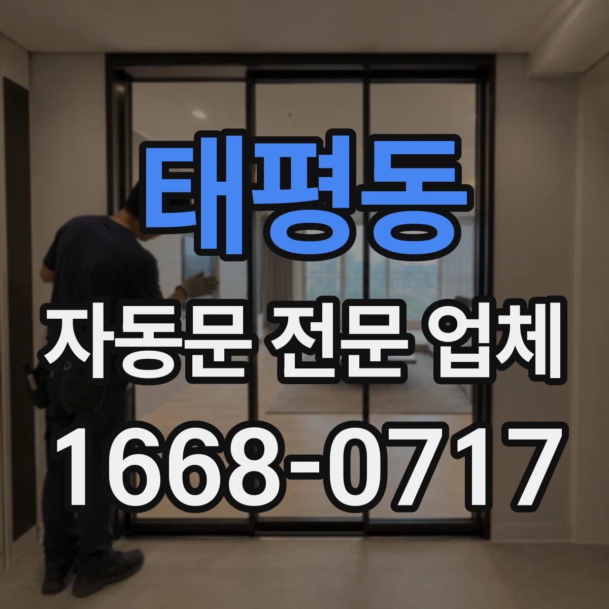 태평동 자동문 전문 업체