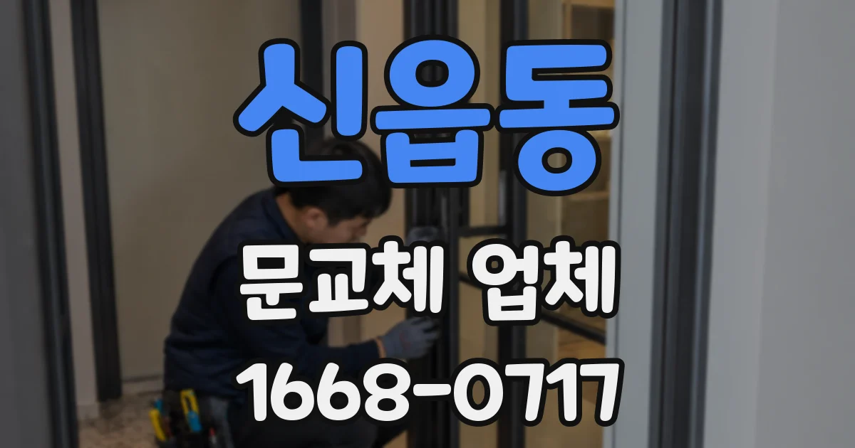 신읍동 문교체 업체