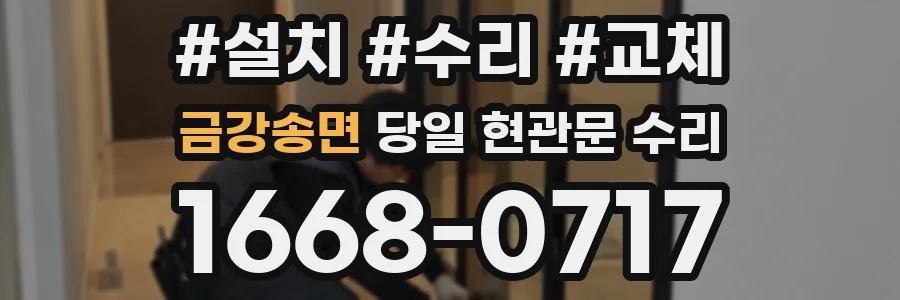 금강송면 당일 현관문 수리
