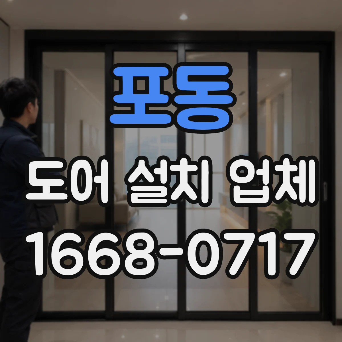 포동 도어 설치 업체 침수 방지 실링 시공으로 문틈 누수 줄이기