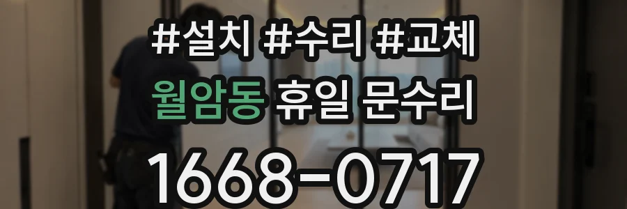 월암동 휴일 문수리