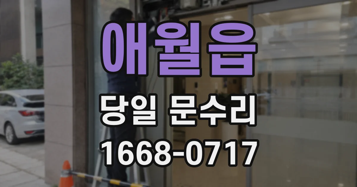 애월읍 당일 문수리