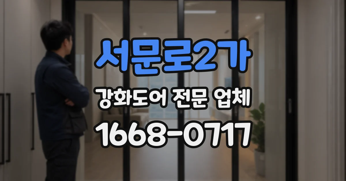 서문로2가 강화도어 전문 업체