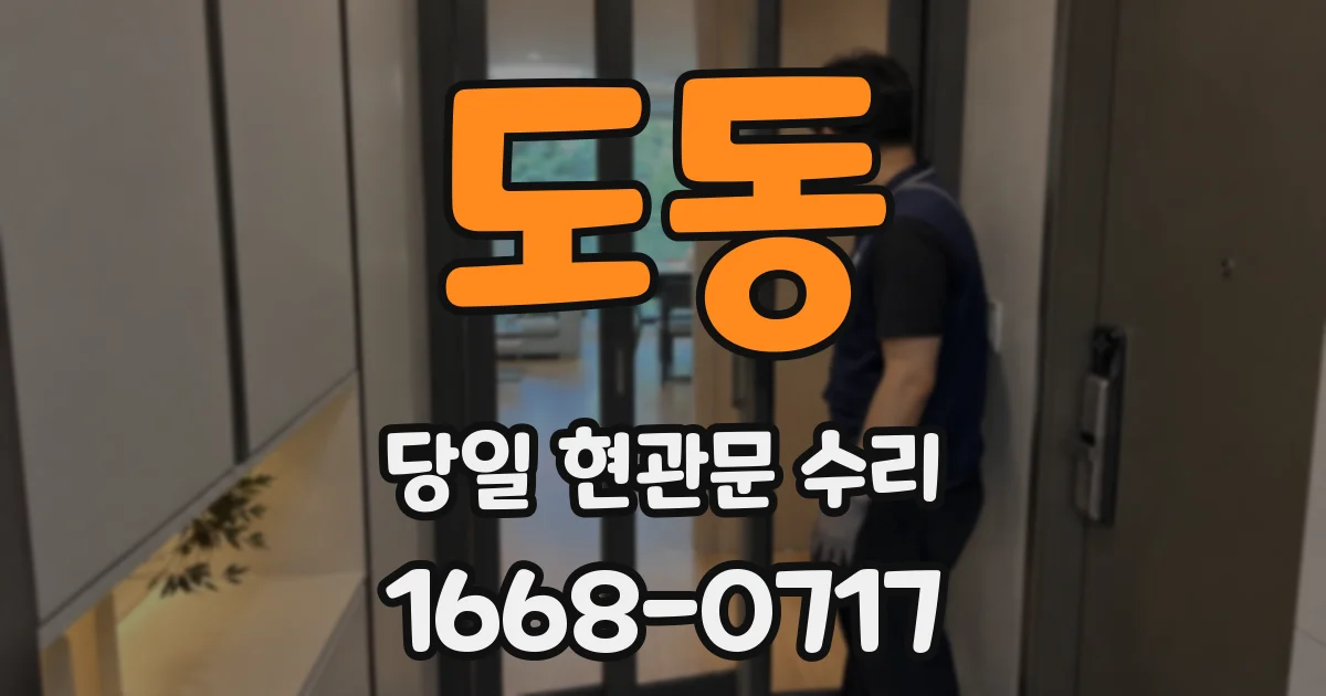 도동 당일 현관문 수리