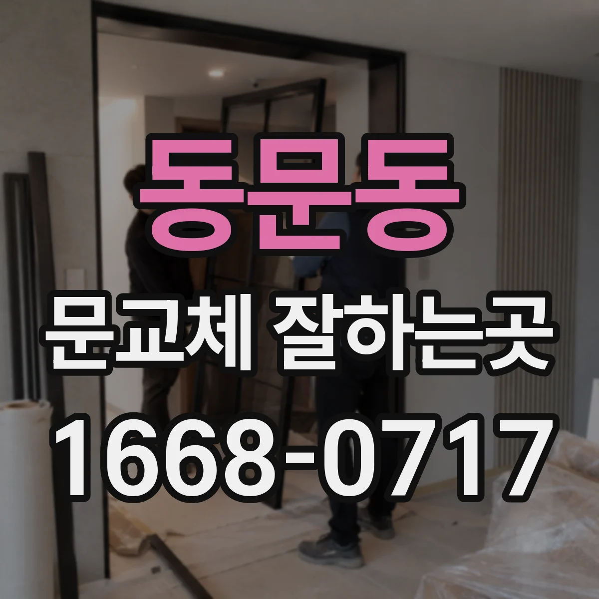 동문동 문교체 잘하는곳