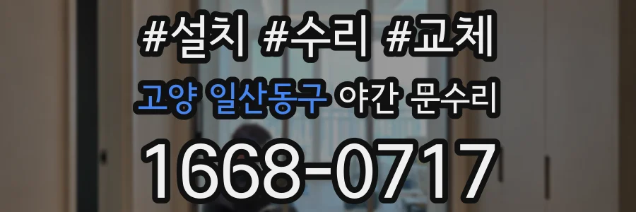 고양 일산동구 야간 문수리