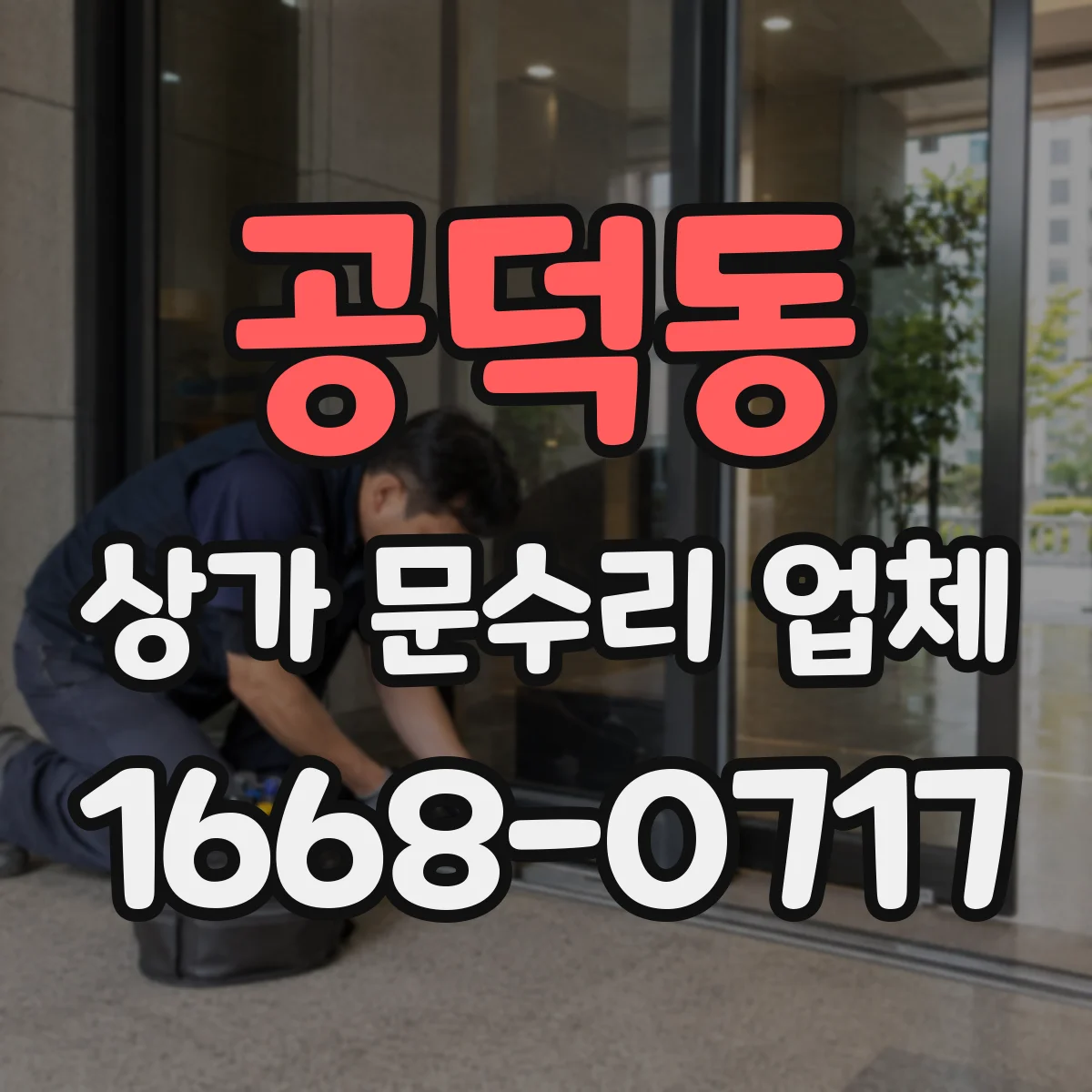 공덕동 상가 문수리 업체