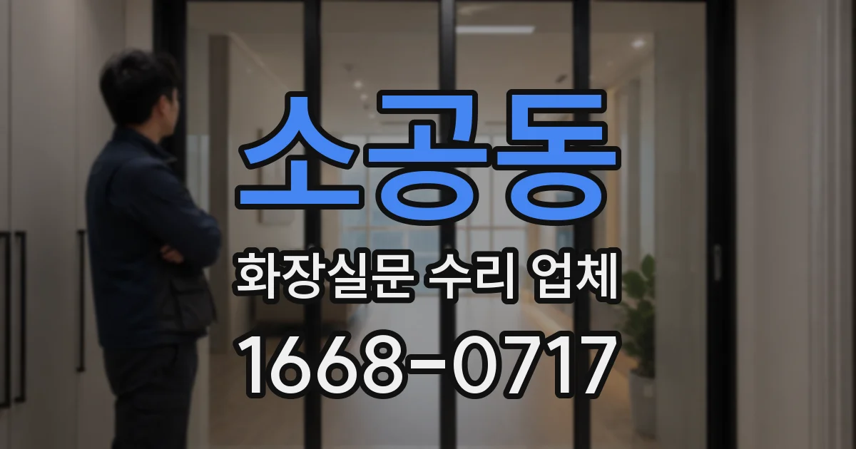 소공동 화장실문 수리 업체