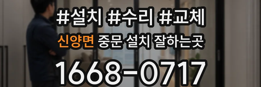 신양면 중문 설치 잘하는곳