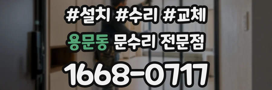 용문동 문수리 전문점