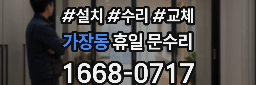 가장동 휴일 문수리