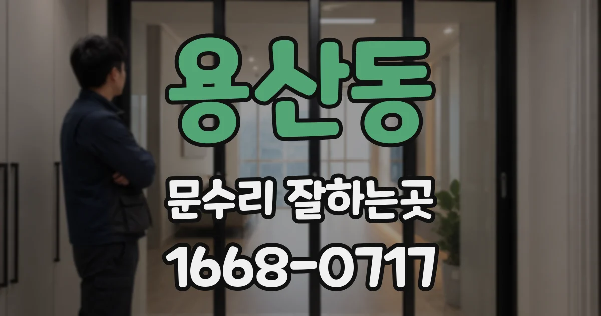 용산동 문수리 잘하는곳