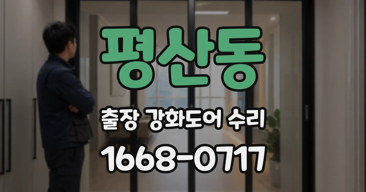 평산동 출장 강화도어 수리