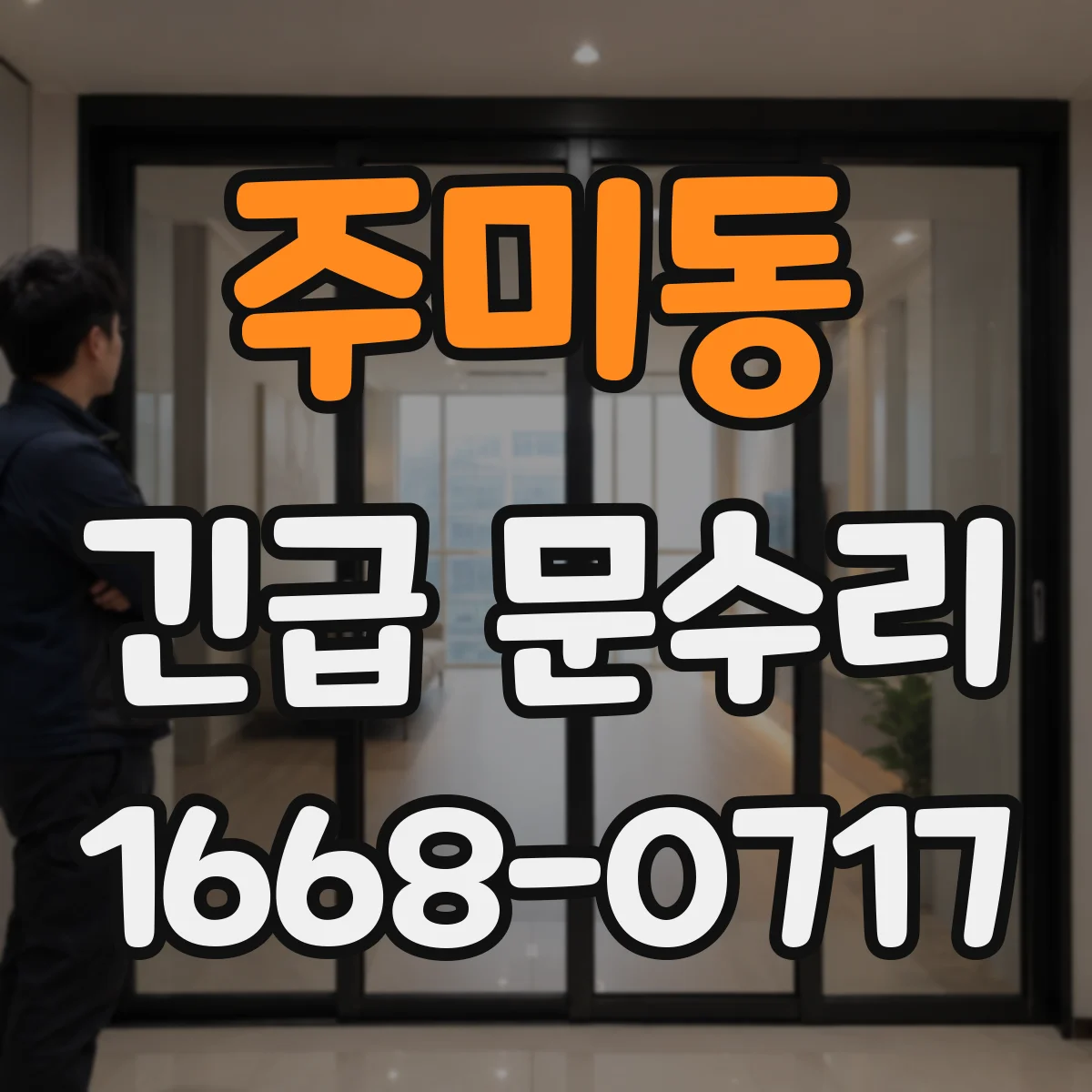 주미동 긴급 문수리